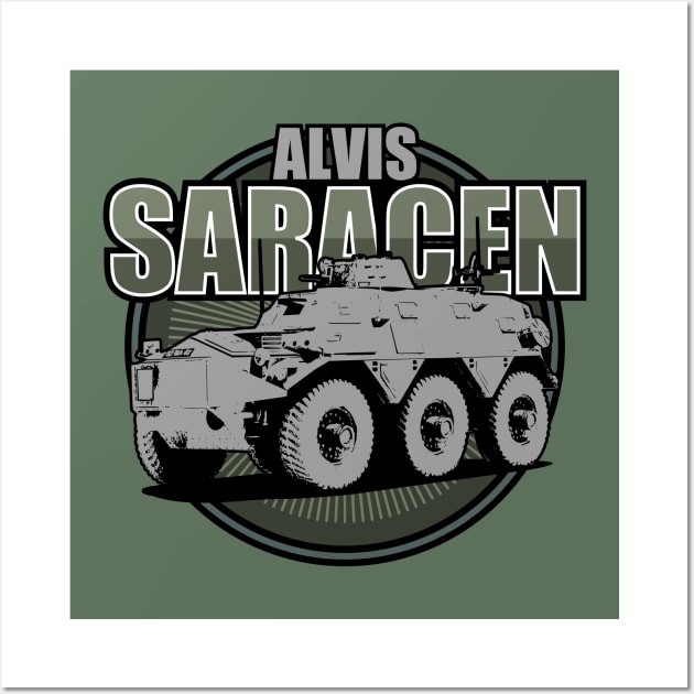 Alvis Saracen Wall Art by Firemission45